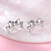 304 Stainless Steel Stud Earrings for Women EJEW-K306-04P-3