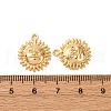 Brass Micro Pave Cubic Zirconia Pendants KK-K382-61G-3