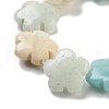 Natural Flower Amazonite Beads Strands G-F769-F01-02-4