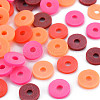 4 Colors Handmade Polymer Clay Beads CLAY-N011-032-21-1