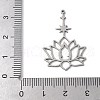 304 Stainless Steel Filigree Pendants STAS-K298-04P-3