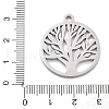 304 Stainless Steel Pendants STAS-L245-016P-3
