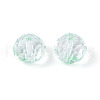 Baking Painted Transparent Glass Beads GLAA-N011-10mm-07-2