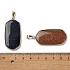 Natural & Synthetic Mixed Gemstone Pendants G-P519-04G-3