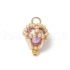 Glass Pearl Pendants PALLOY-MZ00746-2