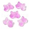 Transparent Spray Paint Glass Beads GLAA-Z011-11E-1