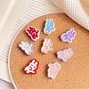 Opaque Acrylic Beads X-SACR-P030-B04-1