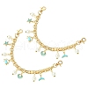 Sea Animal Theme Shell & Crab Iron & Alloy Chain Bag Handles FIND-CJ00005-1