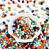 Opaque Colours Glass Seed Beads SEED-N007-P6x9mm-B01-2