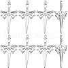 Beebeecraft 12Pcs 201 Stainless Steel Pendant STAS-BBC0005-37-1