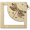 Wooden Square Frame Crochet Ruler DIY-WH0537-009-1