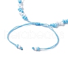 Adjustable Nylon Cord Braided Beads Bracelets BJEW-MZ00169-04-4