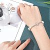 SUPERFINDINGS 12Pcs 6 Style 304 Stainless Steel Link Connectors STAS-FH0001-46-3