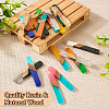 20Pcs 10 Styles Resin & Walnut Wood Big Pendants BT-TAC0013-01-6
