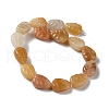 Natural Topaz Jade Beads Strands G-M418-A01-01-3