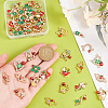   52Pcs 13 Styles Alloy Enamel Connector Charms FIND-PH0021-34-3