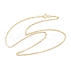 Brass Paperclip Chain Necklaces for Women Men NJEW-Z068-07G-4