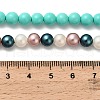 Round Shell Pearl Beads Strands BSHE-XCP0001-81-4