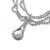 Alloy Rhinestone Hair Chain OHAR-M044-02C-S-2