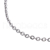 304 Stianless Steel Cable Chain Bracelet Making STAS-CJ0001-134P-4