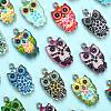 62Pcs Alloy Enamel Pendants ENAM-CJ0003-76-7