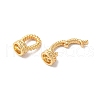Brass Fold Over Clasps KK-H483-04G-2