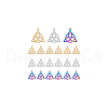 DICOSMETIC 18Pcs 3 Colors 201 Stainless Steel Pendants STAS-DC0013-53-6
