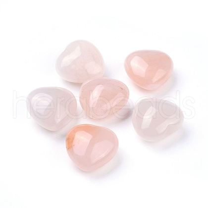 Mother's Day Gifts Natural Pink Aventurine Heart Love Stone G-K290-12-1