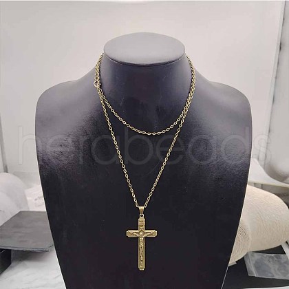 Cross Pendant Necklaces WM6513-1