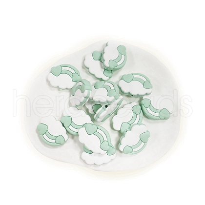 Cloud Food Grade Eco-Friendly Silicone Beads PW-WG31581-01-1