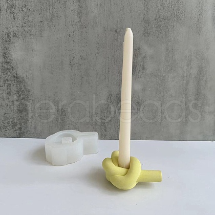 DIY Knot Shape Candlestick Silicone Molds SIMO-P002-F01-1