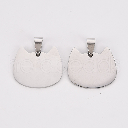 304 Stainless Steel Pendants STAS-S081-093-1