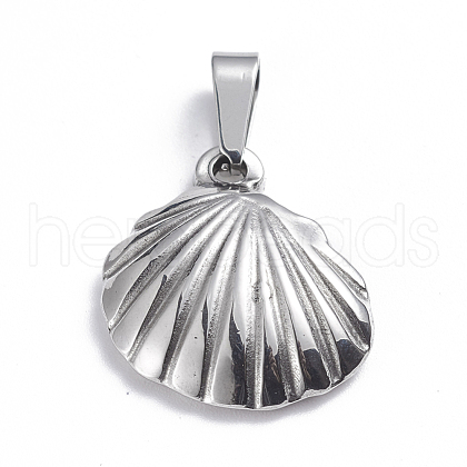 Tarnish Resistant 201 Stainless Steel Pendants STAS-O113-03B-1