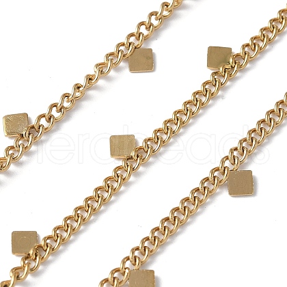 304 Stainless Steel Curb Chains CHS-L030-05G-1