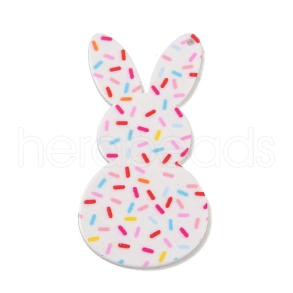 Easter Printed Acrylic Pendants OACR-E044-02D-1