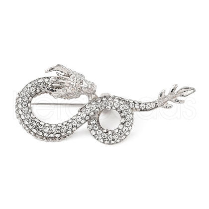 Alloy Crystal Rhinestone Brooches JEWB-C041-01P-1