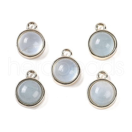 Natural Aquamarine Pendants G-K372-03G-03-1