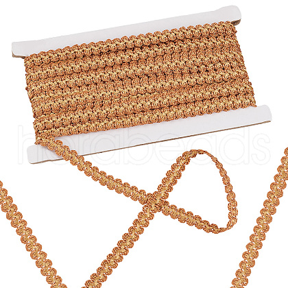 Polyester Braided Lace Ribbons OCOR-WH0092-17B-1