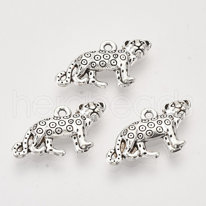 Tibetan Style Alloy Pendants TIBEP-T009-28AS-RS-1