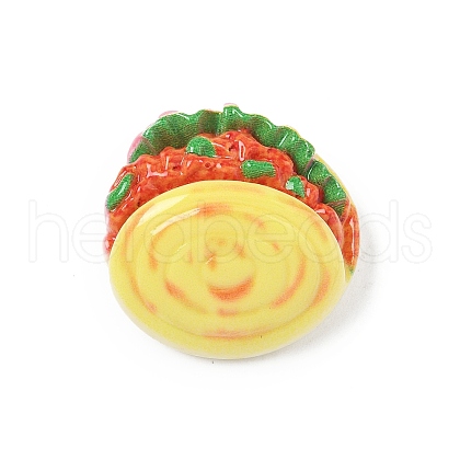 Cute Opaque Resin Cabochons RESI-L046-D02-1