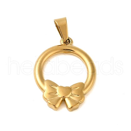 Ion Plating(IP) 304 Stainless Steel Pendants STAS-C103-24G-1