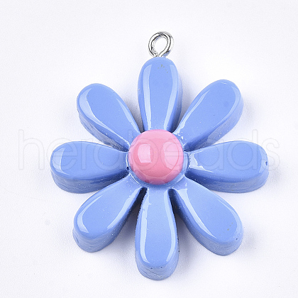 Resin Pendants CRES-T010-87B-1