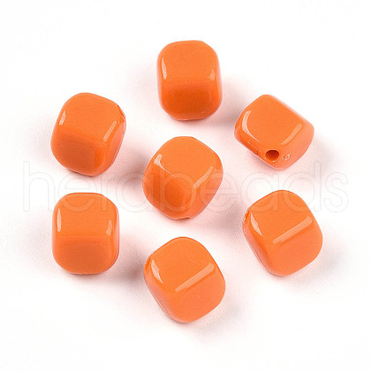 Opaque Acrylic Beads SACR-T017-36C-1