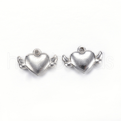 304 Stainless Steel Pendants STAS-N0014-37P-1