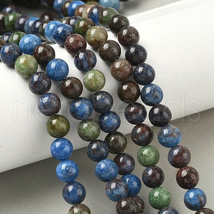 Natural Turquoise Beads Strands G-P574-A04-8mm-1