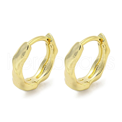Brass Hoop Earrings EJEW-L211-010B-G-1