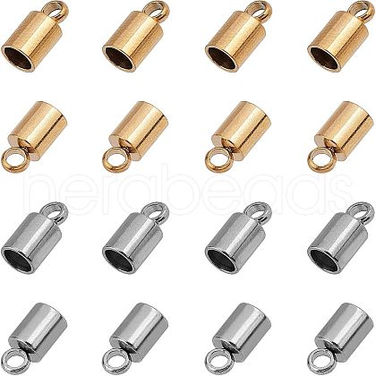 Unicraftale 304 Stainless Steel Cord Ends STAS-UN0009-46-1