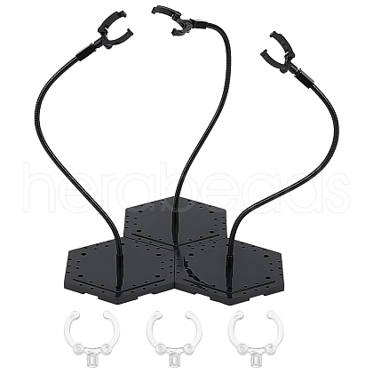 Plastic Model Assembled Action Figure Display Holders ODIS-WH0030-133A-1