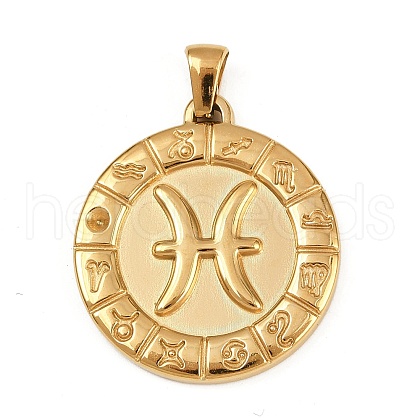 304 Stainless Steel Pendants STAS-C131-04G-02-1