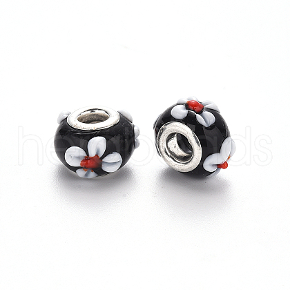 Handmade Lampwork European Beads LPDL-N001-040-B11-1